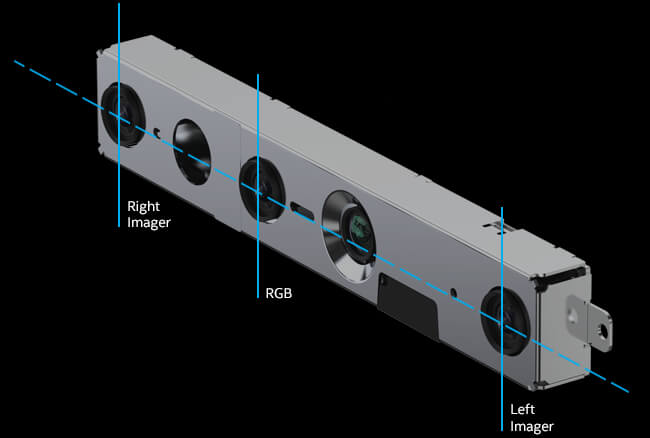 Camera đo chiều sâu Intel RealSense D455 - Tăng gấp đôi phạm vi và hiệu suất tốt hơn