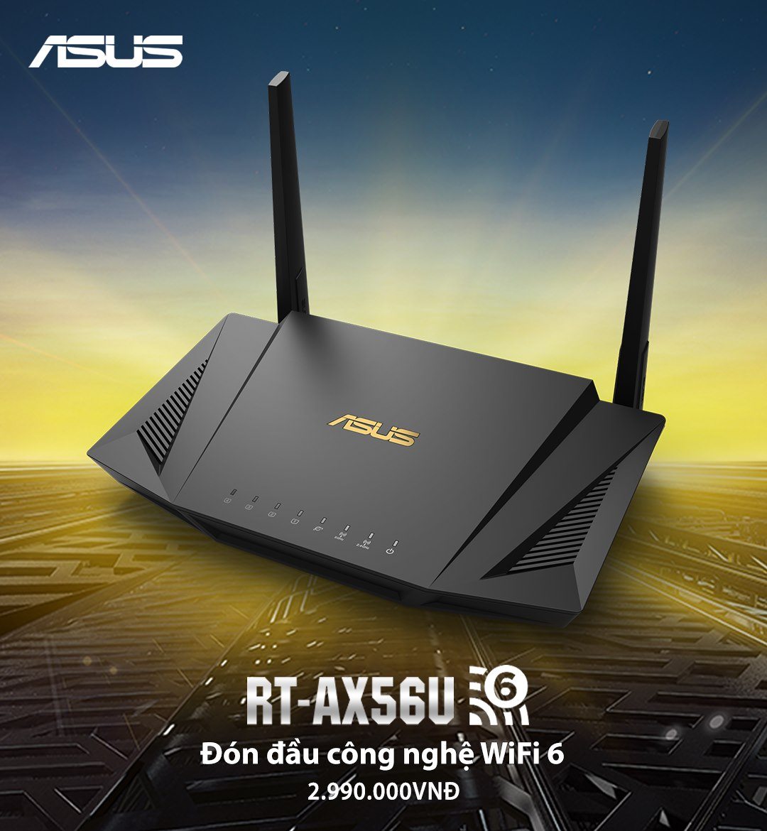 ASUS RT-AX56U: Đem wifi 6 đến với người dùng phổ thông