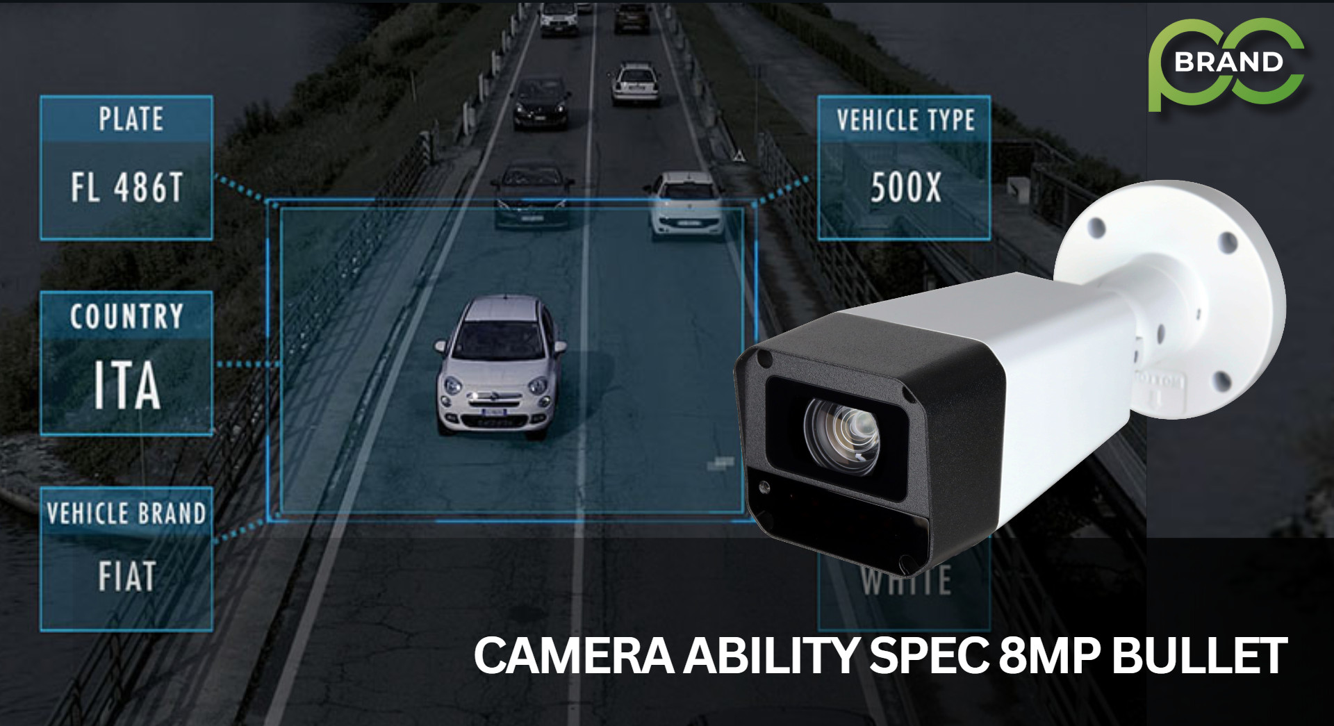 🔥Camera Ability Spec 8Mp Bullet : Giải pháp an toàn an ninh cho doanh nghiệp, bãi đỗ xe thông minh