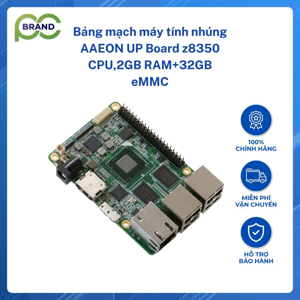 Bảng mạch máy tính nhúng AAEON UP Board z8350 CPU,2GB RAM+32GB eMMC 1